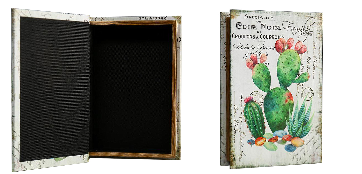 Шкатулка-книга Cactus Mirror Book Box Шкатулка-книга Cactus Mirror Book Box - Loft-Concept в Ижевске
