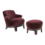 Премиальное Кресло с пуфом Turin варинант исполнения - 1 | Loft Concept в Ижевске