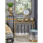 Шкатулка голубого цвета с золотым растительным узором Eden Garden варинант исполнения - 2 | Loft Concept в Ижевске