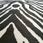 Мебельная ткань Шенилл черно-белый принт 140 см T3-1 варинант исполнения - 3 | Loft Concept в Ижевске