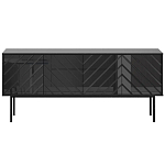 Длинная тумба с зеркальным декором Serena варинант исполнения - 3 | Loft Concept в Ижевске