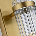 Бра вертикальное с рифленым стеклянным плафоном и прямоугольным основанием Quintiesse варинант исполнения - 4 | Loft Concept в Ижевске