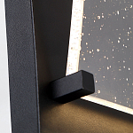 Настенный фонарь уличный прямоугольный черного цвета со стеклом с пузырьками Eurofase варинант исполнения - 3 | Loft Concept в Ижевске