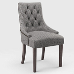 Мебельная ткань Шенилл серый цвет 142 см T4-46 варинант исполнения - 5 | Loft Concept в Ижевске