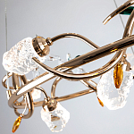 Люстра с хрустальными плафонами и декором Alvere Crystal Chandelier варинант исполнения - 4 | Loft Concept в Ижевске