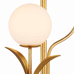 Торшер с золотым каркасом в виде стебля с листьями Inspired by Nature варинант исполнения - 2 | Loft Concept в Ижевске