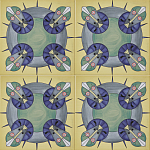 Плитка дизайнерская с узором Экипаж варинант исполнения - 2 | Loft Concept в Ижевске