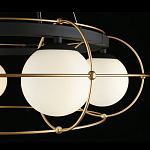 Люстра подвесная круглая с белыми плафонами Martin варинант исполнения - 4 | Loft Concept в Ижевске