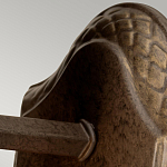 Бра для ванных комнат с прозрачным стеклянным плафоном в форме ананаса и декоративным основанием с рельефным узором Hinkley варинант исполнения - 7 | Loft Concept в Ижевске