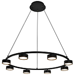 Люстра подвесная круглая черная Black Light Fixtures варинант исполнения - 1 | Loft Concept в Ижевске
