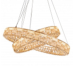 Люстра на 2 кольца с текстурной огранкой Reflection of Reality варинант исполнения - 2 | Loft Concept в Ижевске