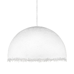 Подвесной светильник в форме купола белого цвета с ажурной бахромой Tactile Line варинант исполнения - 1 | Loft Concept в Ижевске