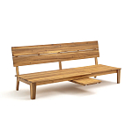 Садовый диван-трансофрмер Kate серый варинант исполнения - 2 | Loft Concept в Ижевске