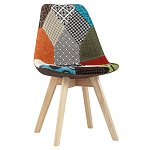 Стул с обивкой в стиле пэчворк Arvika варинант исполнения - 1 | Loft Concept в Ижевске