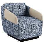 Дизайнерское Кресло William с кожаными подлокотниками  варинант исполнения - 1 | Loft Concept в Ижевске