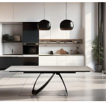 Стол обеденный раскладной керамический Natural Beauty Ceramics варинант исполнения - 5 | Loft Concept в Ижевске