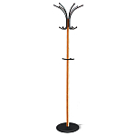 Вешалка с круглым основанием и черными металлическими крючками Industrial Metal Rust варинант исполнения - 1 | Loft Concept в Ижевске