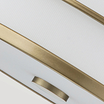 Потолочный светильник с белым матовым абажуром в металлическом каркасе Feiss варинант исполнения - 4 | Loft Concept в Ижевске