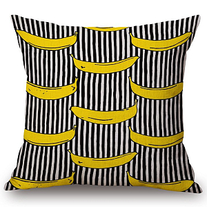 Декоративная подушка Black & White Stripes