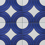 Дизайнерская плитка с узором Восьмерки варинант исполнения - 1 | Loft Concept в Ижевске