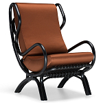 Дизайнерское кресло из ротанга Gio Ponti CONTINUUM D.163.7 BY BONACINA 1889 Armchair варинант исполнения - 1 | Loft Concept в Ижевске