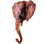 Панно из дерева голова слона Panel With Animals 30 варинант исполнения - 2 | Loft Concept в Ижевске