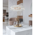 Люстра с прозрачным волнистым плафоном в форме цветка Ethereal Bloom варинант исполнения - 12 | Loft Concept в Ижевске