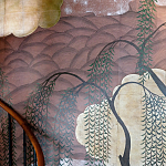 Обои ручная роспись Willow & Waves Original colourway on Edo painted Xuan paper with antiquing варинант исполнения - 2 | Loft Concept в Ижевске