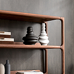 Стеллаж в гостиную для книг Moon Walnut Furniture варинант исполнения - 6 | Loft Concept в Ижевске