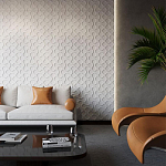 Гипсовая 3D панель с принтографией PM-18 варинант исполнения - 1 | Loft Concept в Ижевске