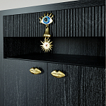 Комод Elsa Dreams Black Двухстворчатый  варинант исполнения - 4 | Loft Concept в Ижевске