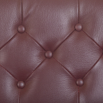 Диван из натуральной кожи на 4-х деревянных ножках из массива бука Chloe Leather Seating vine варинант исполнения - 5 | Loft Concept в Ижевске