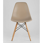 Пластиковый стул на ножках из массива бука Eames Beige варинант исполнения - 4 | Loft Concept в Ижевске