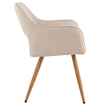 Стул в рогожке бежевого цвета NEASAN STOOL варинант исполнения - 5 | Loft Concept в Ижевске