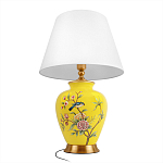 Настольная лампа желтая с изображением птиц Slip Away варинант исполнения - 9 | Loft Concept в Ижевске