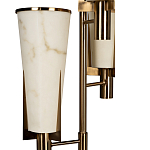 Торшер на три лампы с расцветкой под мрамор на матовом металлическом основании Elegant Classic Light варинант исполнения - 2 | Loft Concept в Ижевске