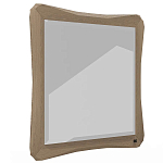 Зеркало квадратное c деревянной рамой из массива дуба Tasteful Furniture варинант исполнения - 1 | Loft Concept в Ижевске