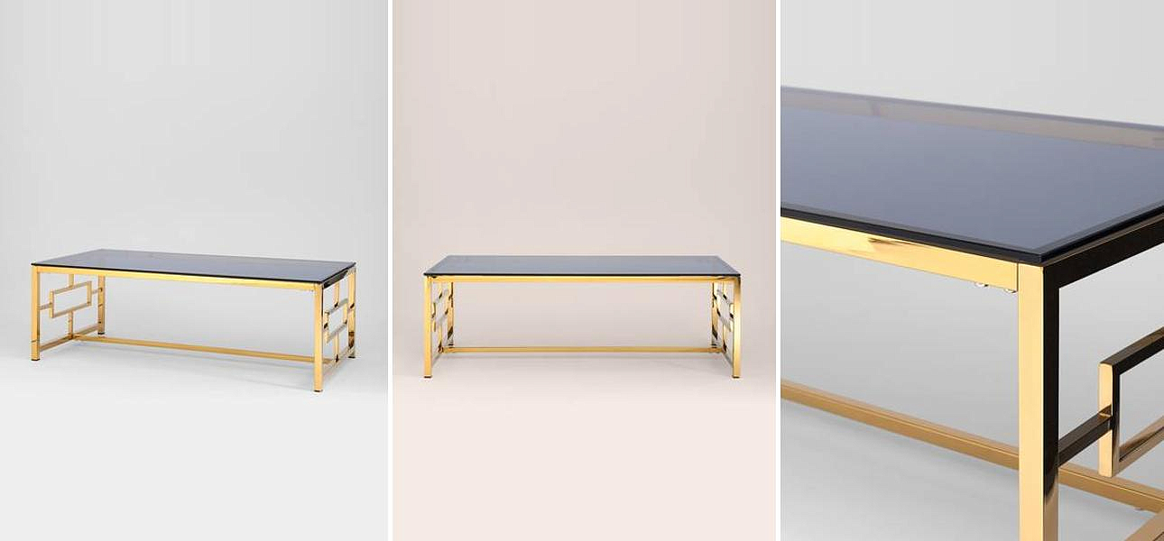 Столик кофейный Milan Tables Gold Столик кофейный Milan Tables Gold - Loft-Concept в Ижевске