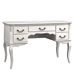 Стол рабочий белый из массива бука с 5-ю ящиками White Provence варинант исполнения - 1 | Loft Concept в Ижевске