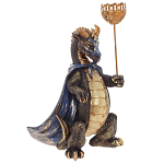 Подсвечник в виде дракона Dragon candlestick Gold Blue варинант исполнения - 1 | Loft Concept в Ижевске