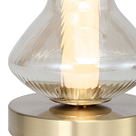 Настольная лампа светодиодная с волнообразным стеклянным плафоном Amphora of Light варинант исполнения - 4 | Loft Concept в Ижевске