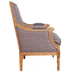 Кресло William Classical Armchair grey flax варинант исполнения - 1 | Loft Concept в Ижевске