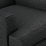 Мебельная ткань Шенилл черный цвет 138 см T4-35 варинант исполнения - 4 | Loft Concept в Ижевске