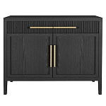 Буфет Primo с двумя ящиками и двумя фасадами Черный дуб варинант исполнения - 1 | Loft Concept в Ижевске