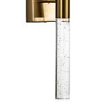 Бра со стеклянным плафоном латунь Gileberte Glass Tube Wall Lamp Brass варинант исполнения - 2 | Loft Concept в Ижевске