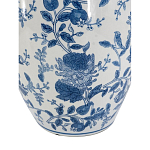 Ваза фарфоровая с узким горлышком и синими цветочными мотивами Independence варинант исполнения - 3 | Loft Concept в Ижевске