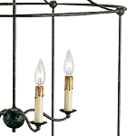 Подвесной светильник в виде черного фонаря Big Black Lantern варинант исполнения - 1 | Loft Concept в Ижевске