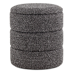 Пуф Three Gray в ткани букле серого цвета варинант исполнения - 1 | Loft Concept в Ижевске