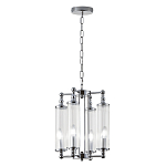 Люстра 4-мя прозрачными цилиндрическими плафонами Jeanette варинант исполнения - 3 | Loft Concept в Ижевске