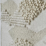 Панно из шерсти и хлопка с узором Beige Calista Serene варинант исполнения - 7 | Loft Concept в Ижевске